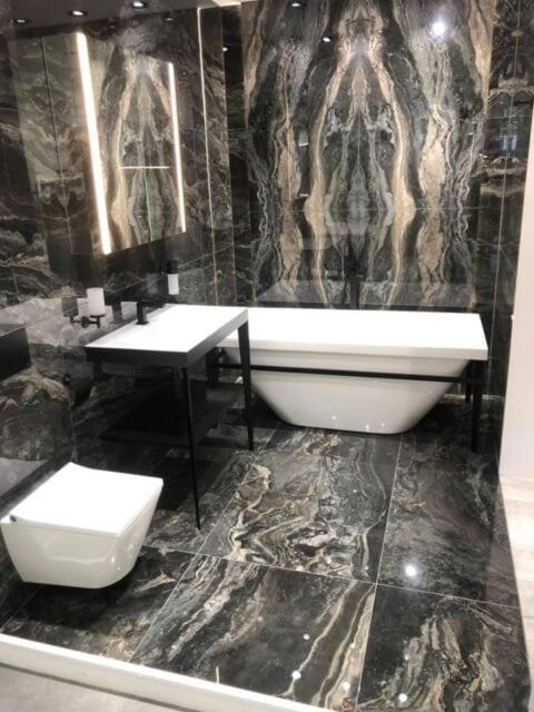 Bathroom Refurbishment Floor Standing Bath