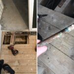 Central Heating Damaged Leaking Pipe Under Floor Repair