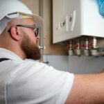 Gas Boiler Installation Plumber Fitting Pipework